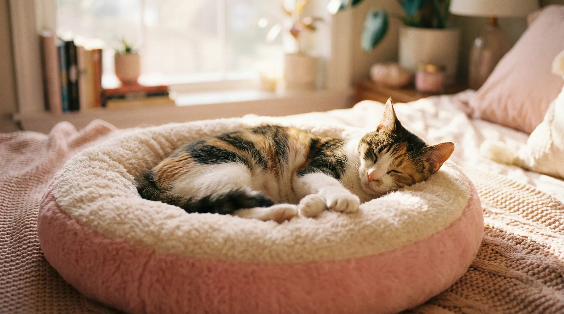 三花猫安静入睡 - 街拍党